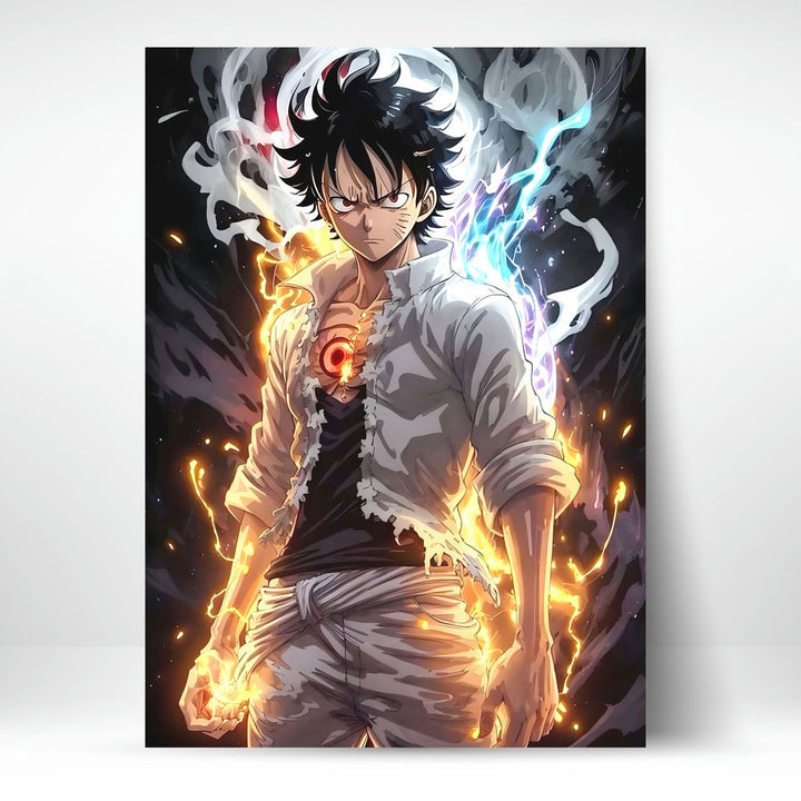 Metal Poster - One Piece Monkey D Luffy OP13