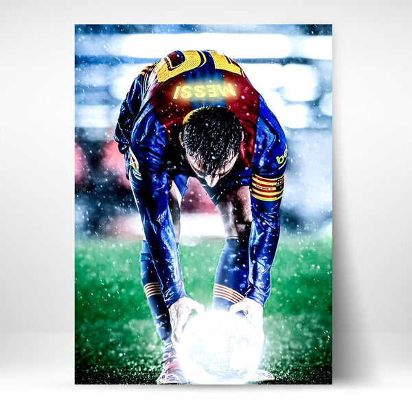 Metal Poster - Footballer Lionel Messi LM01