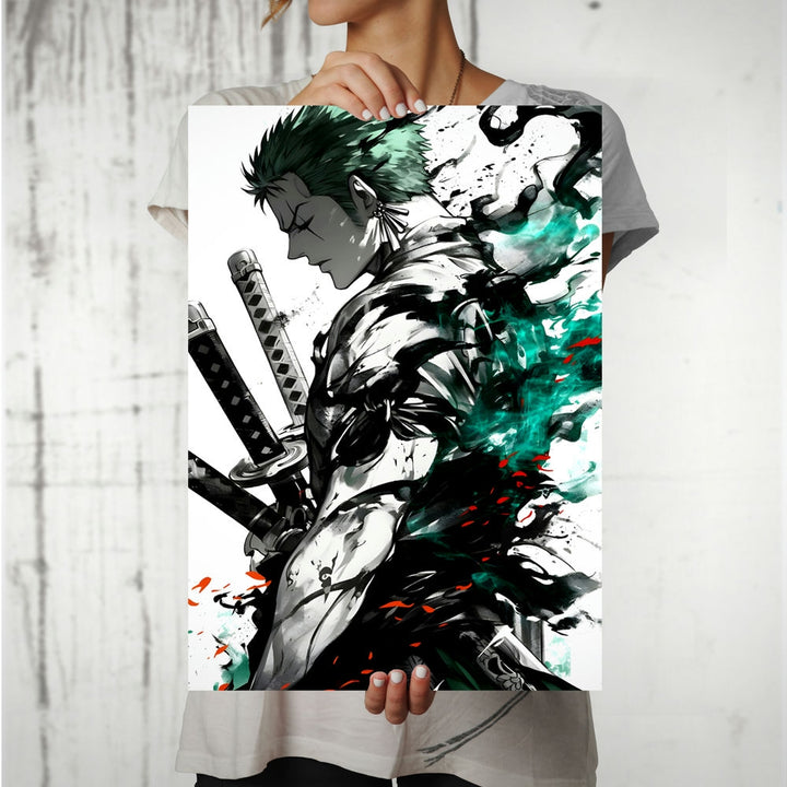 Metal Poster - One Piece Roronoa Zoro OP43