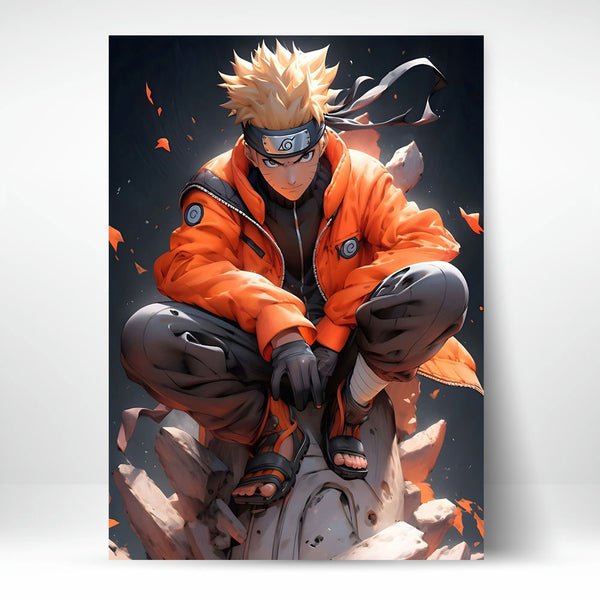 Metal Poster - Naruto Uzumaki NU03