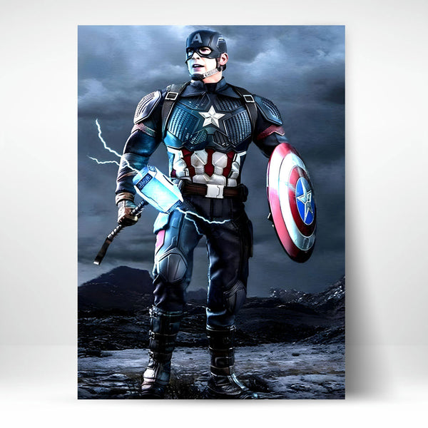 Metal Poster - Superhero Captain America CAP07