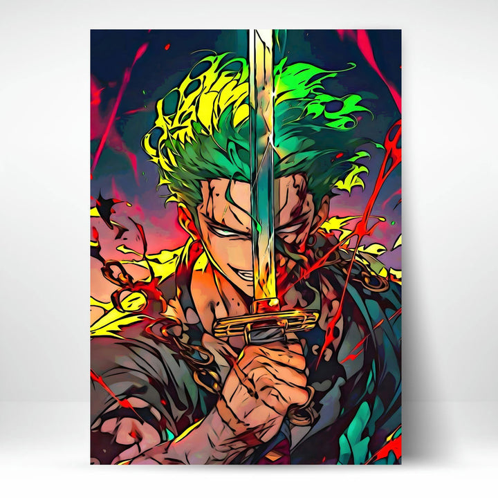 Metal Poster - One Piece Roronoa Zoro OP26