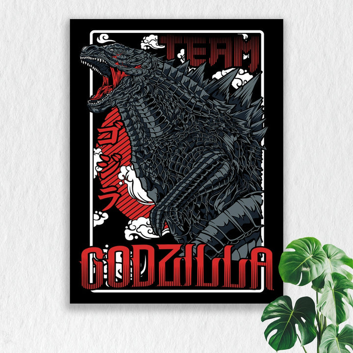 Self Adhesive Textured Vinyl Poster Godzilla King of Monsters