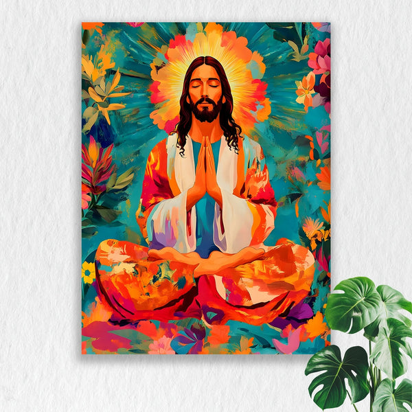 Self Adhesive Textured Vinyl Poster Radiant Christ