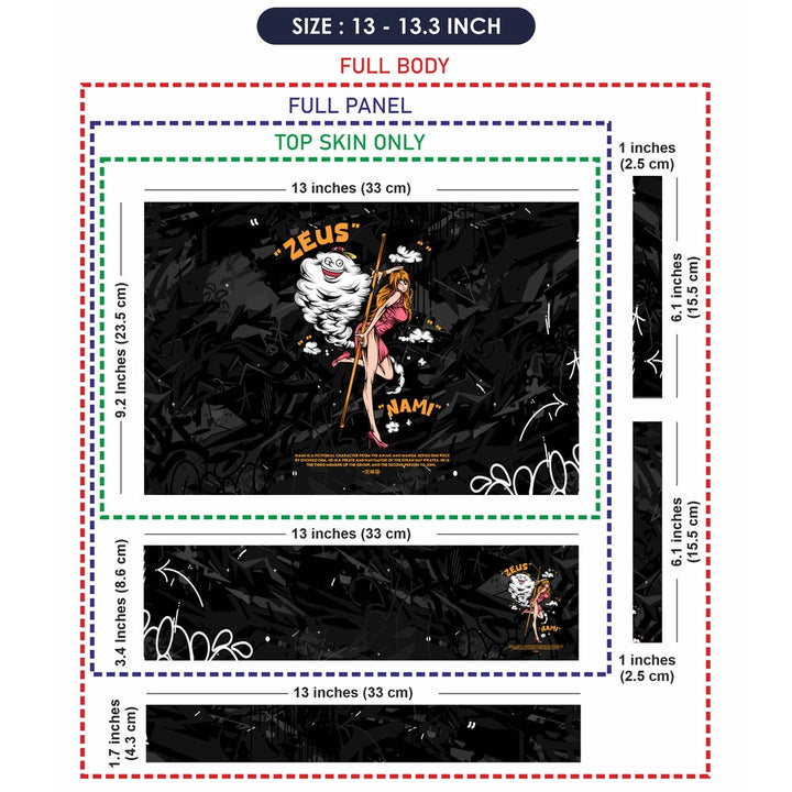 Laptop Skin - One Piece Nami DS1