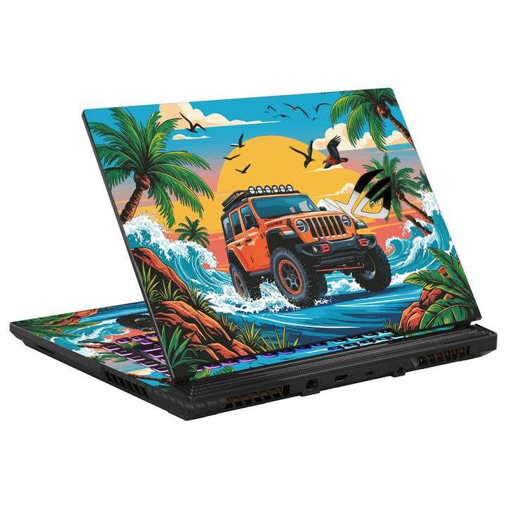 Asus Laptop Skin - Tropical Jeep Safari