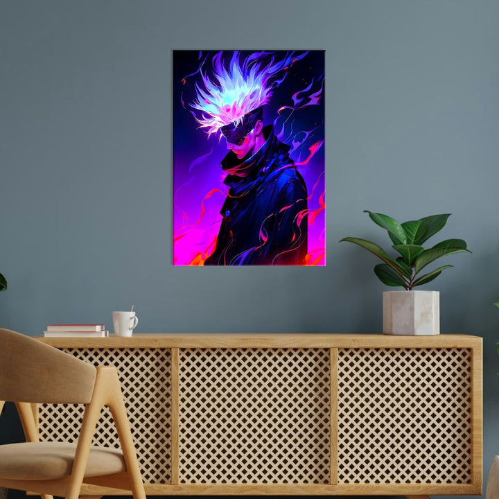 Metal Poster - Anime Satoru Gojo SG09