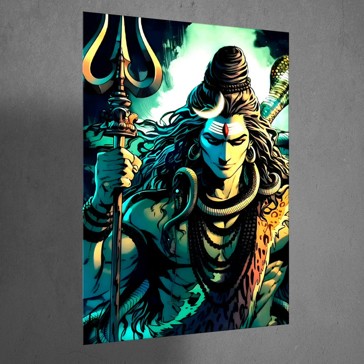 Metal Poster - Lord Shiva LS18