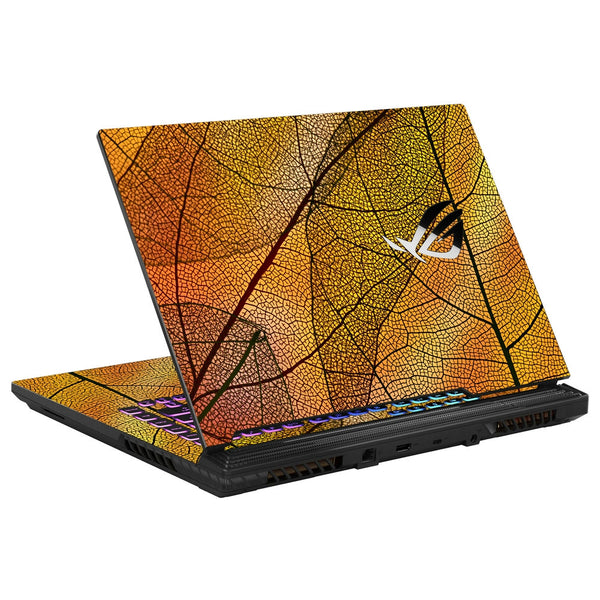 Asus Laptop Skin - Golden and Orange Web Art