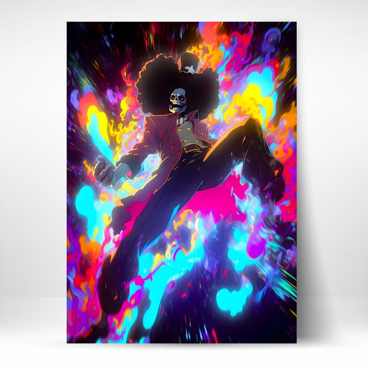 Metal Poster - Anime One Piece Brook OP60