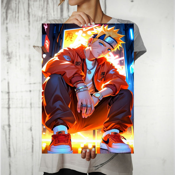 Metal Poster - Anime Naruto Uzumaki NU05