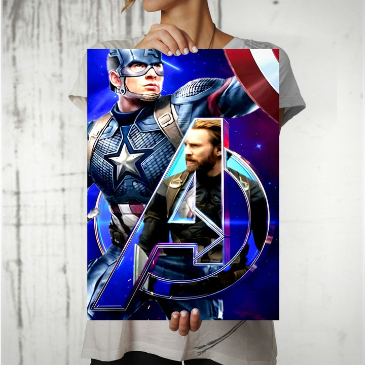 Metal Poster - Superhero Captain America CAP12