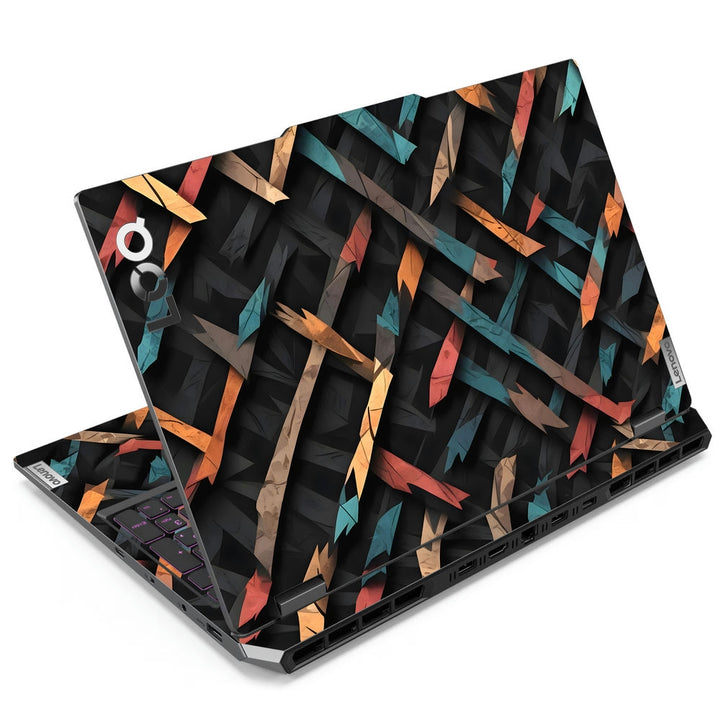 Lenovo LOQ Laptop Skin - Dark Woven Abstract