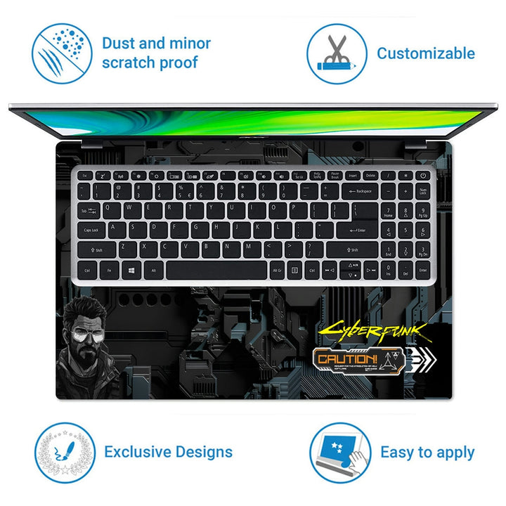 Laptop Skin - Cyberpunk Rogue Circuit