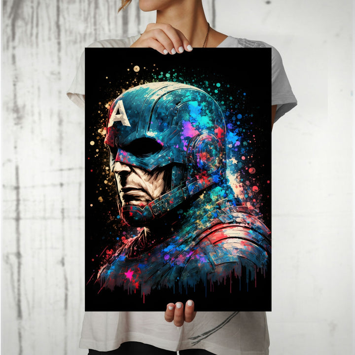 Metal Poster - Superhero Captain America CAP18