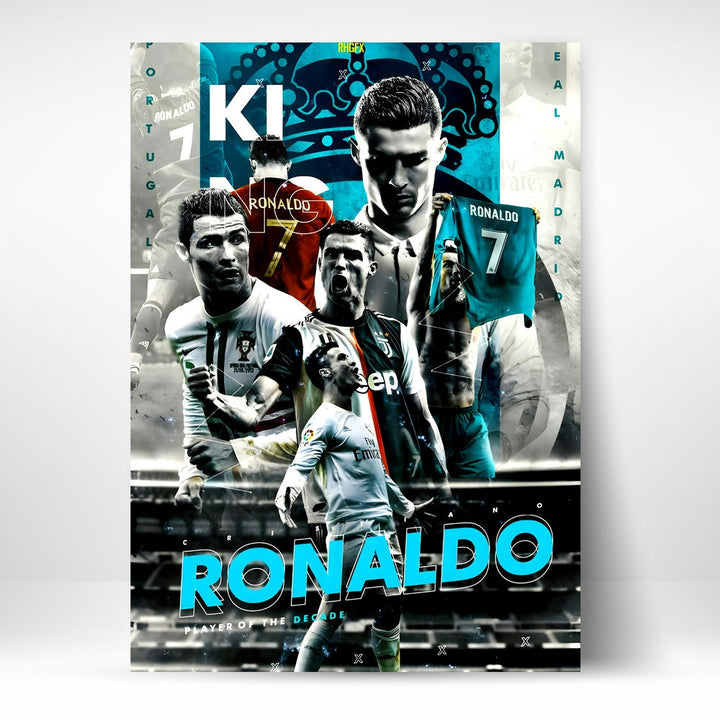 Metal Poster - Footballer Cristiano Ronaldo F06