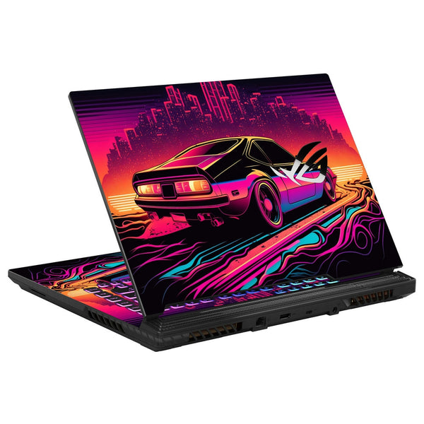 Asus Laptop Skin - Retro Skyline Glow