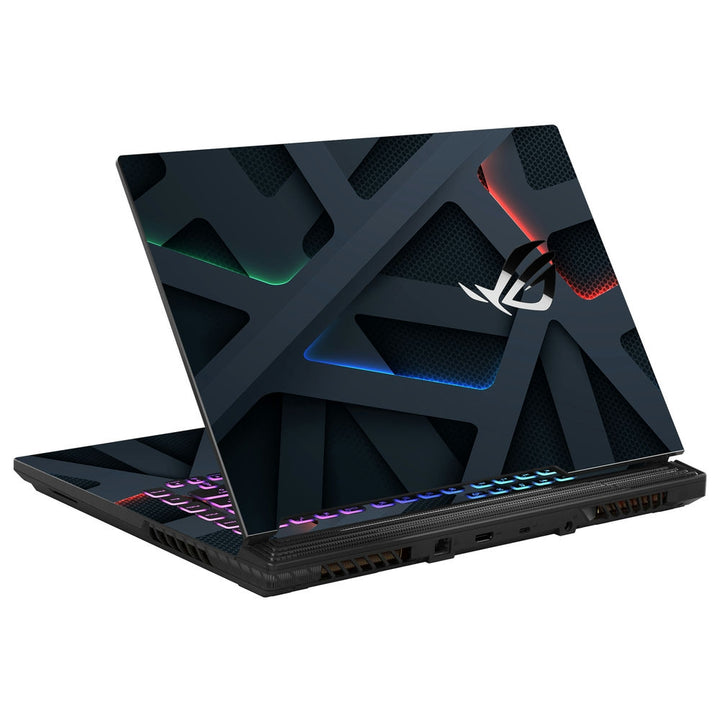 Asus Laptop Skin - Dark Cross Grid Design