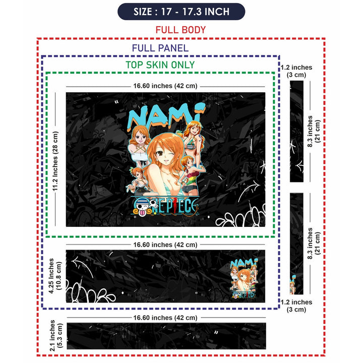 Laptop Skin - One Piece Nami DS2