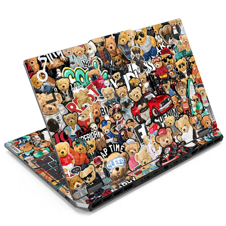 Lenovo LOQ Laptop Skin - Teddy Sticker Bomb