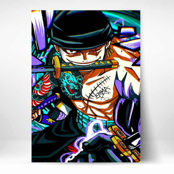 Metal Poster - One Piece Roronoa Zoro OP39