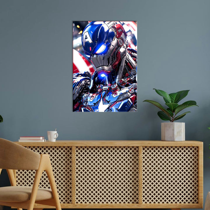 Metal Poster - Superhero Captain America CAP03