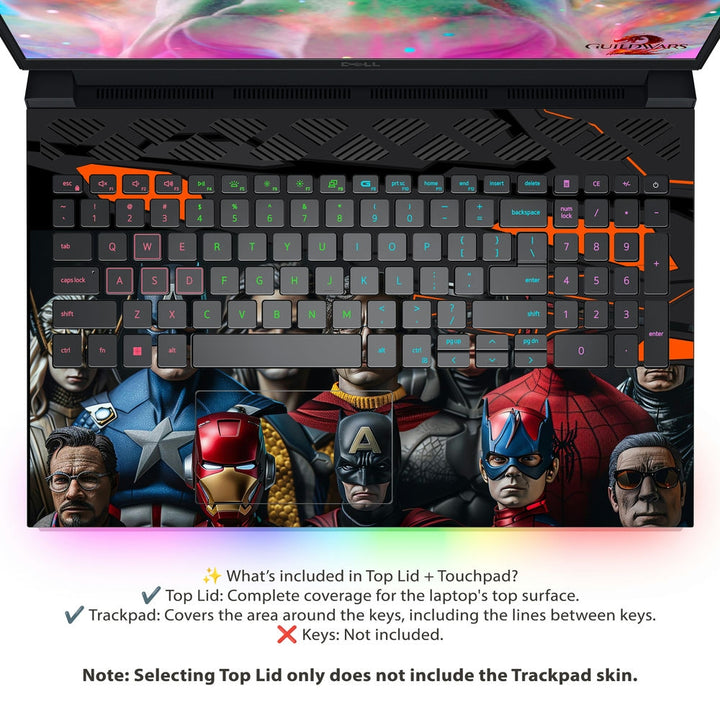 Dell Laptop Skin - Heroes United