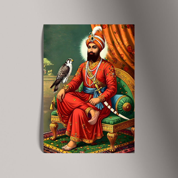 Self Adhesive Textured Vinyl Poster Guru Gobing Singh Ji