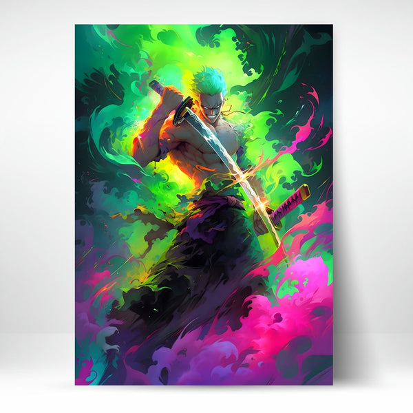 Metal Poster - Anime One Piece Zoro OP72