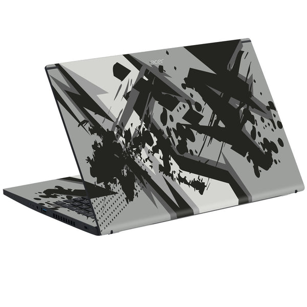 Acer Laptop Skin - Grayscale Splash