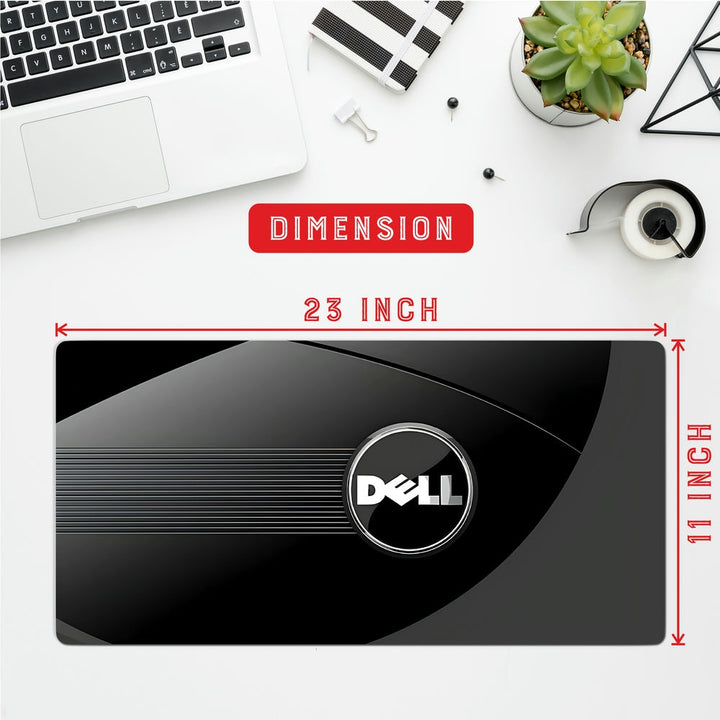 Anti-Slip Desk Mat Gaming Mouse Pad - Dell Logo Minimalist