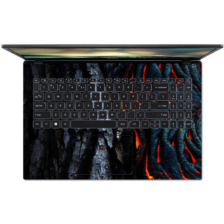 Acer Laptop Skin - Orange Lava in Tree Root