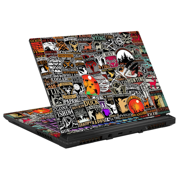 Asus Laptop Skin - Hunting Sticker Bomb DS2