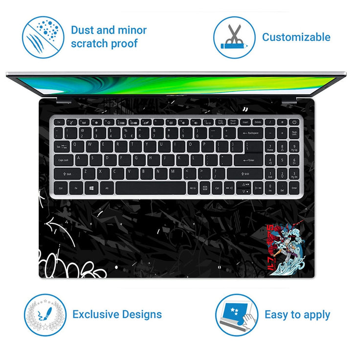 Laptop Skin - One Piece Anime Action DS5