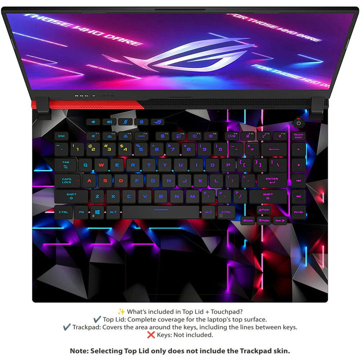 Asus Laptop Skin - Electric Flow