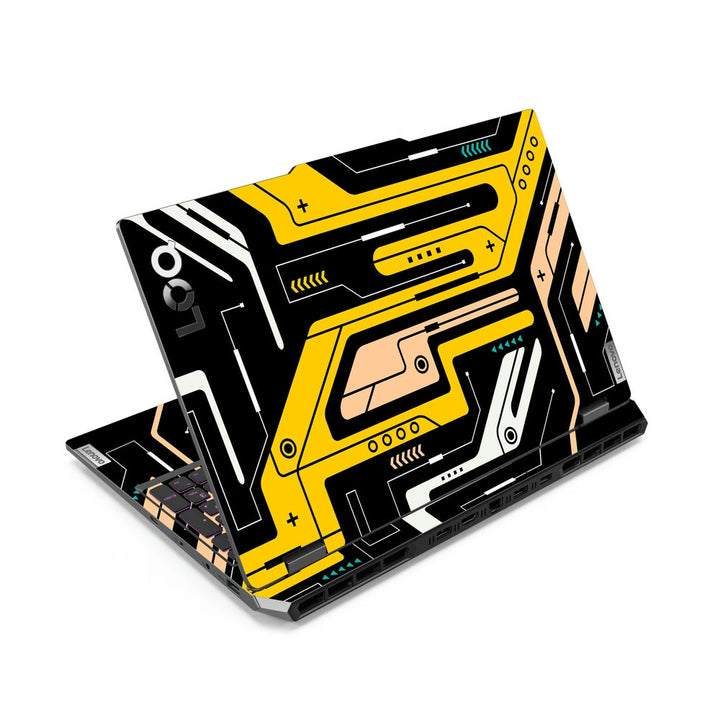 Lenovo LOQ Laptop Skin - Golden Circuit