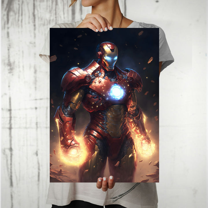 Metal Poster - Superhero Iron Man IM17