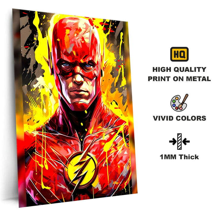 Metal Poster - Superhero Flash FH01