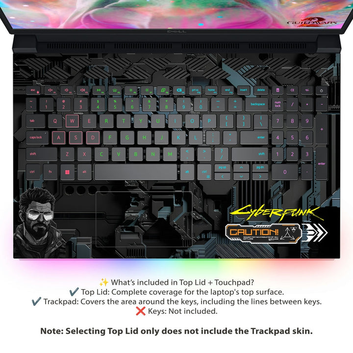 Dell Laptop Skin - Cyberpunk Rogue Circuit