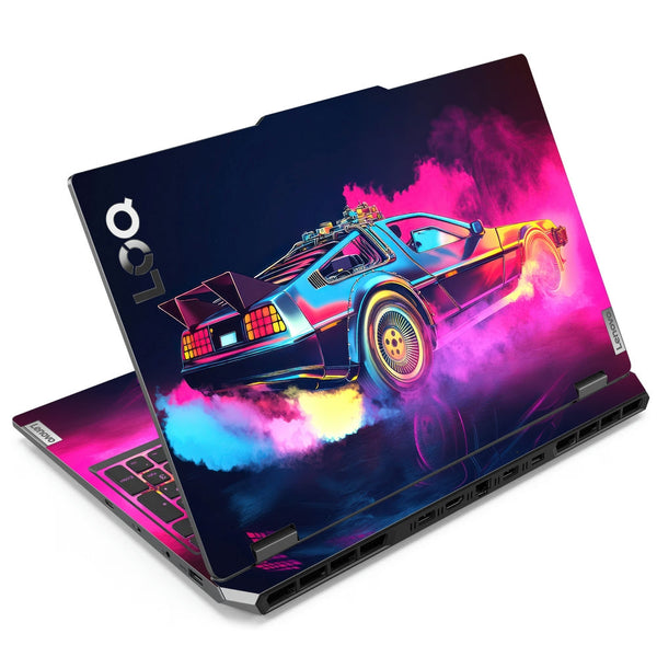 Laptop Skin - Neon Back to Future