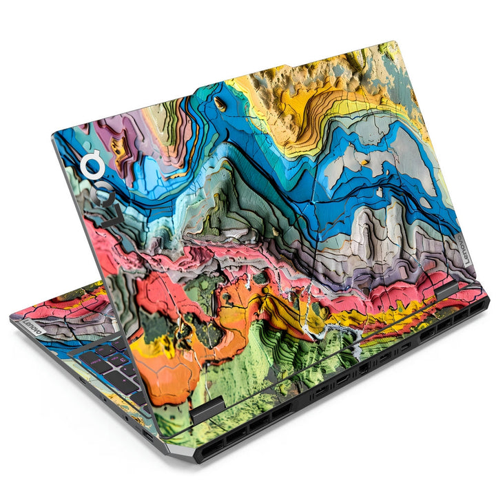 Lenovo LOQ Laptop Skin - Earth and Sky Color Marble Abstract