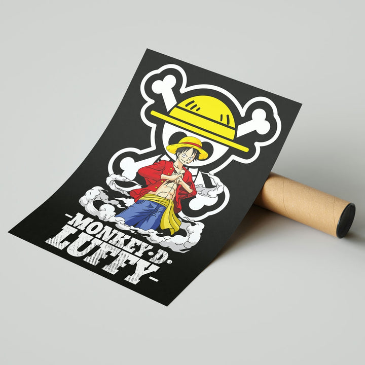 Self Adhesive Textured Vinyl Poster Monkey D. Luffy One Piece