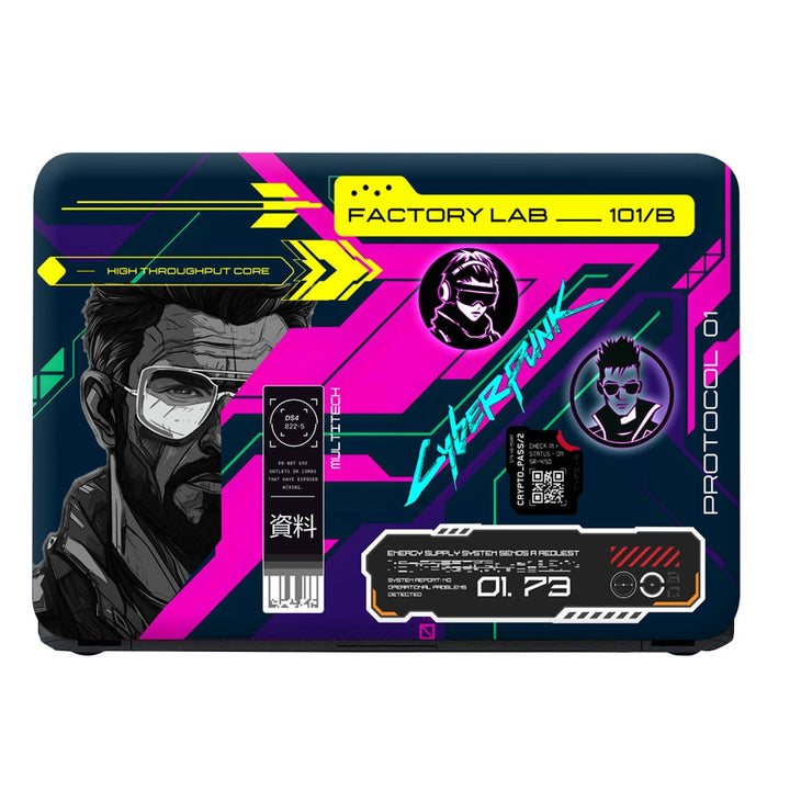 Laptop Skin - Cyberpunk Neon Nexus