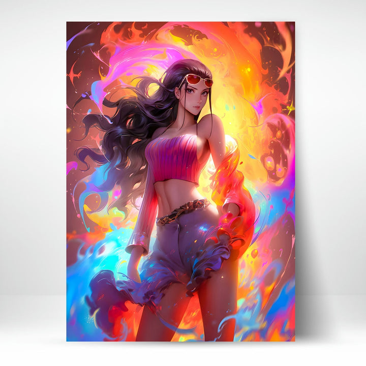 Metal Poster - Anime One Piece Nico Robin OP67