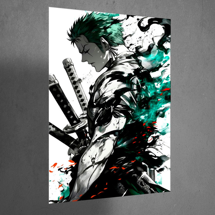 Metal Poster - One Piece Roronoa Zoro OP43