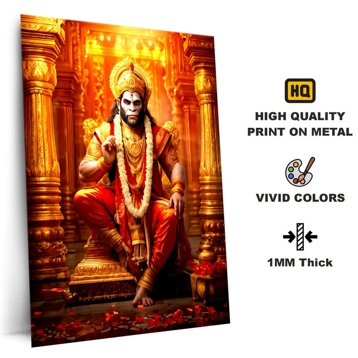 Metal Poster - Lord Hanuman LH05