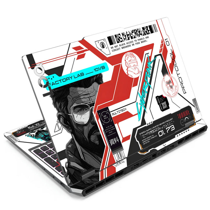 Lenovo LOQ Laptop Skin - Cyberpunk Circuit Overload