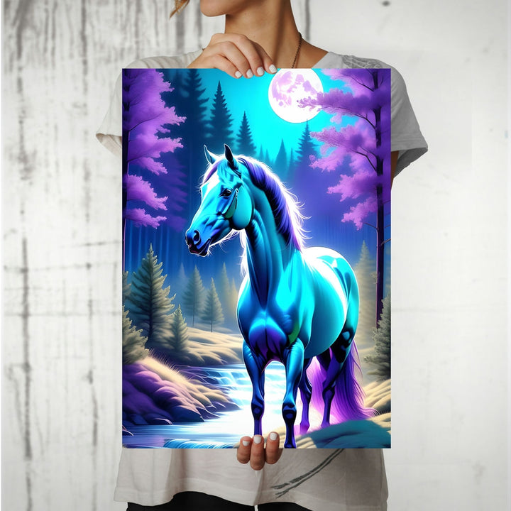 Metal Poster - Wildlife Horse HOR01