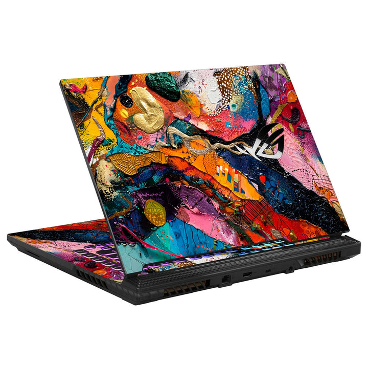 Asus Laptop Skin - Vibrant Abstract Color Splash