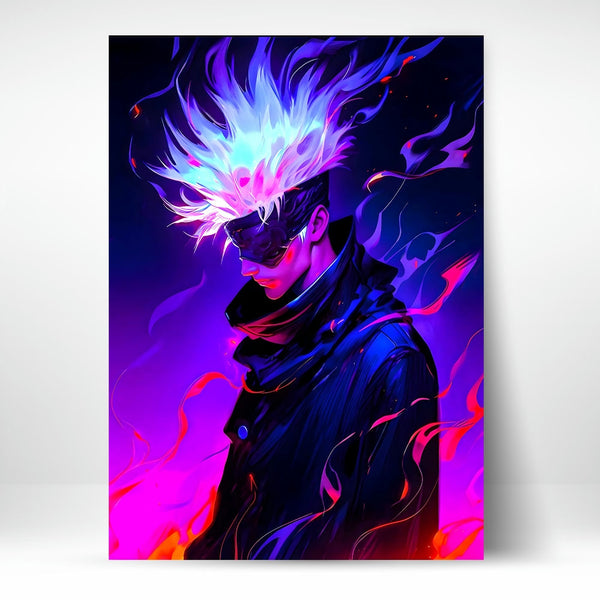 Metal Poster - Anime Satoru Gojo SG09